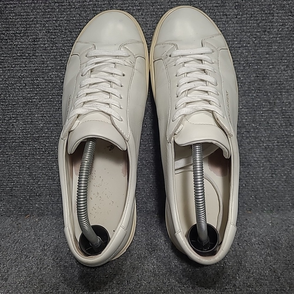 SAINT LAURENT Andy Men's Sneaker White Size EU 43 US 10 MSRP $745 - Picture 6 of 16